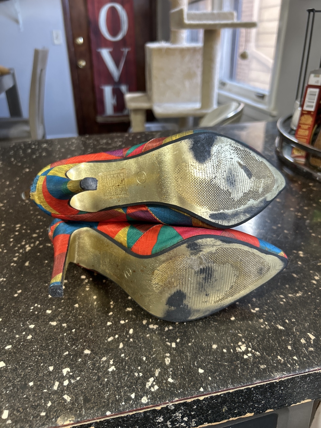 CAPE ROBBIN boots Colorful Geometric Pattern Booties with Chains - photo 3