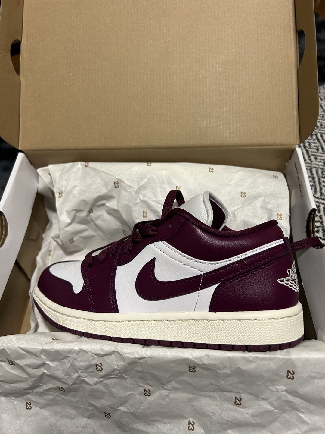 Women's Air Jordan 1 Low SE 'Burgundy Crush' - photo 2