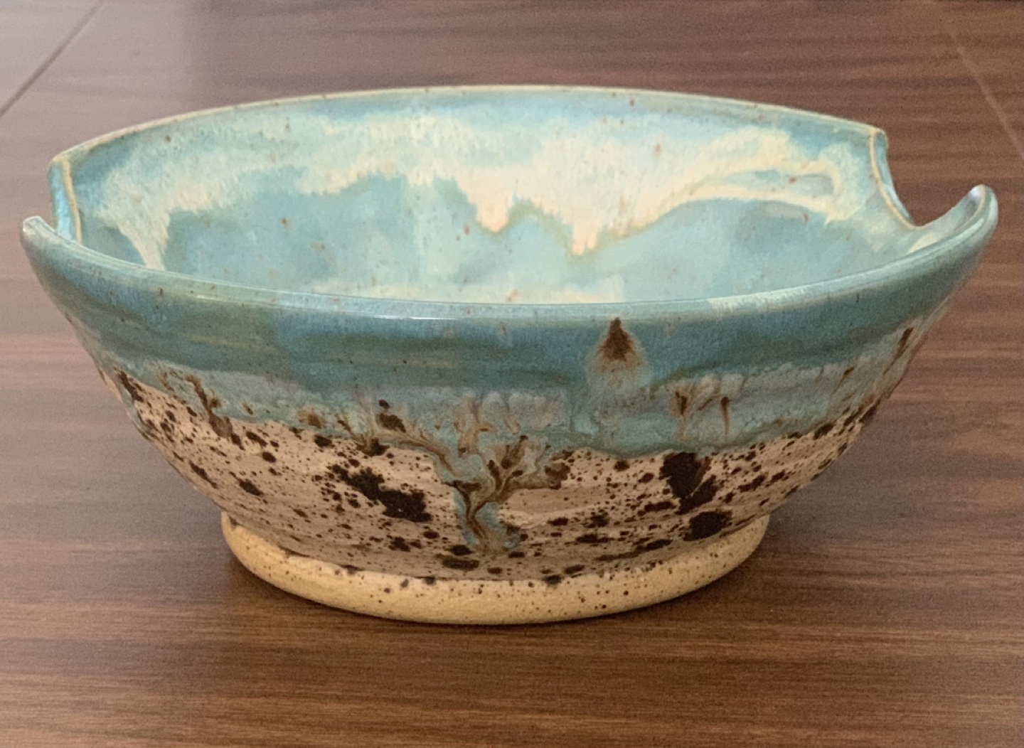Handmade Pottery Noodle Bowl - photo 2