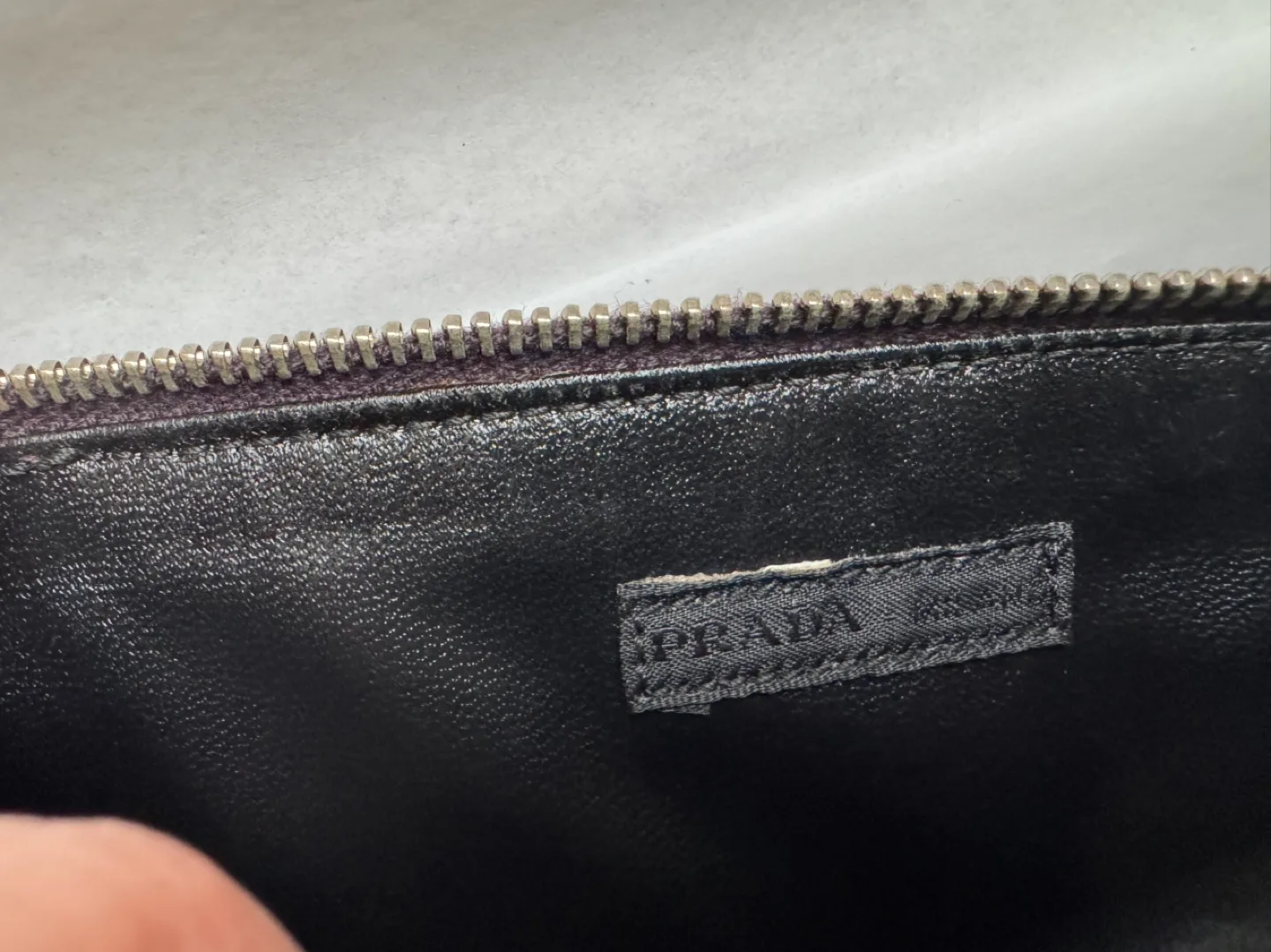 Authentic Vintage Prada Cosmetic Pouch image indicator(4)