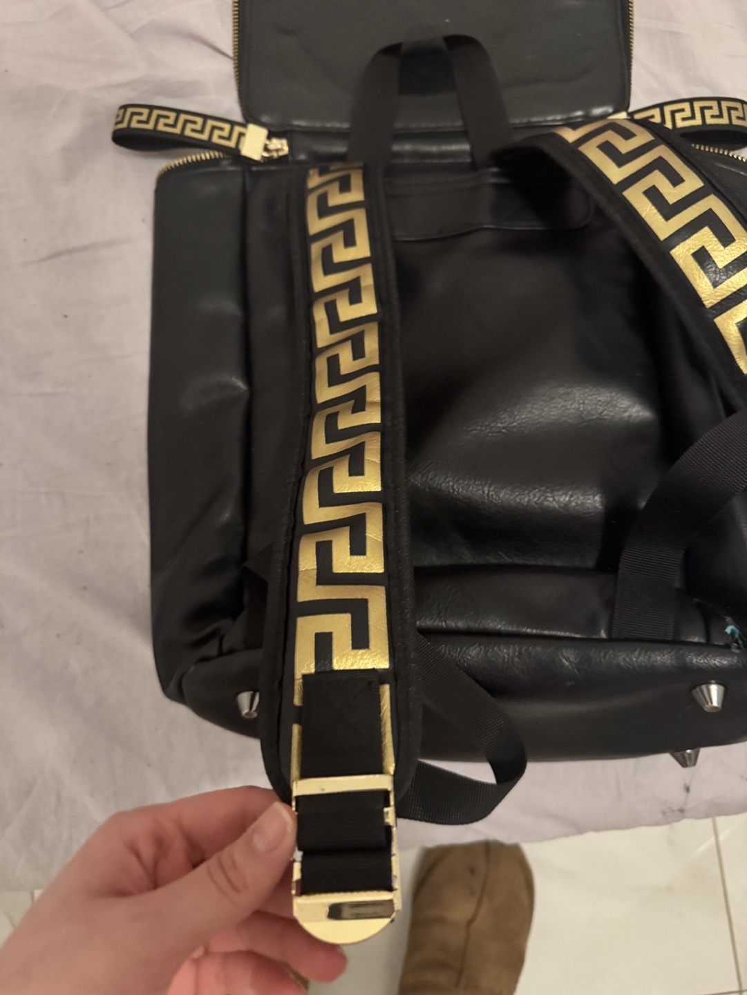 Versace Parfums Black Backpack - photo 2