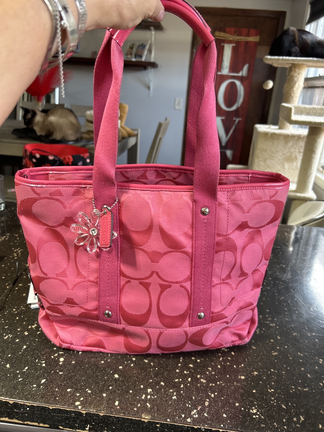 Pink Coach Tote Bag - photo 4
