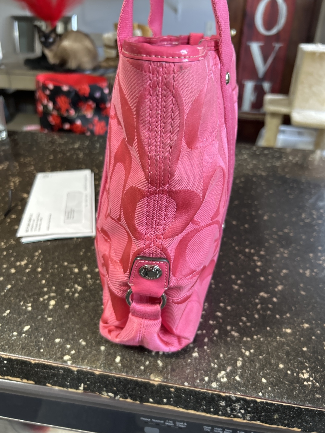 Pink Coach Tote Bag - photo 2