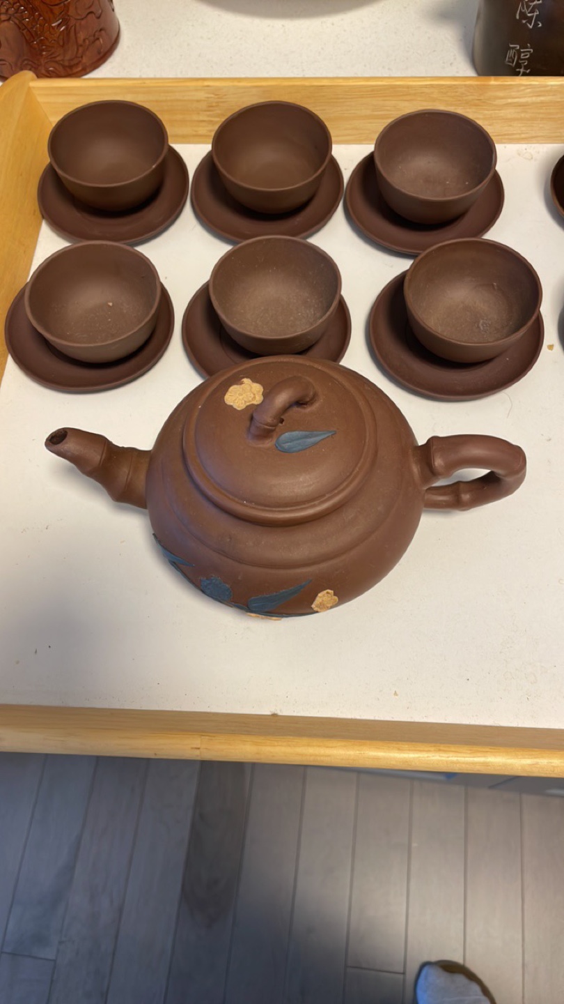 Chinese Tea Set - teapot and six teacups - photo 2