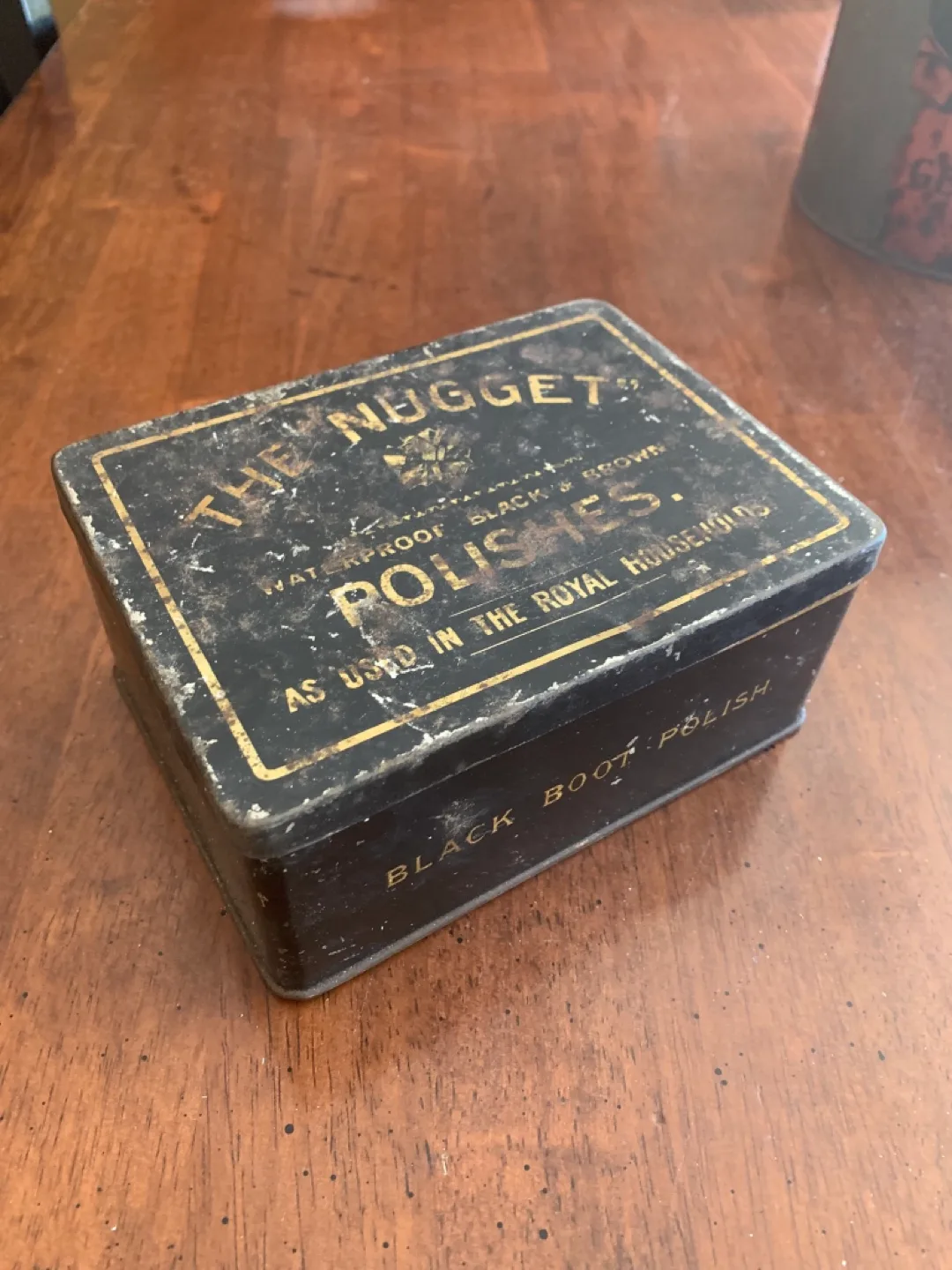 Vintage Collection of 5 antique and replica tins image indicator(4)