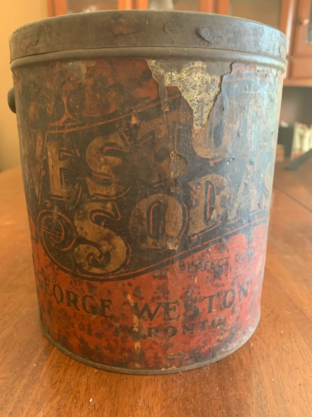 Vintage Collection of 5 antique and replica tins image indicator(8)