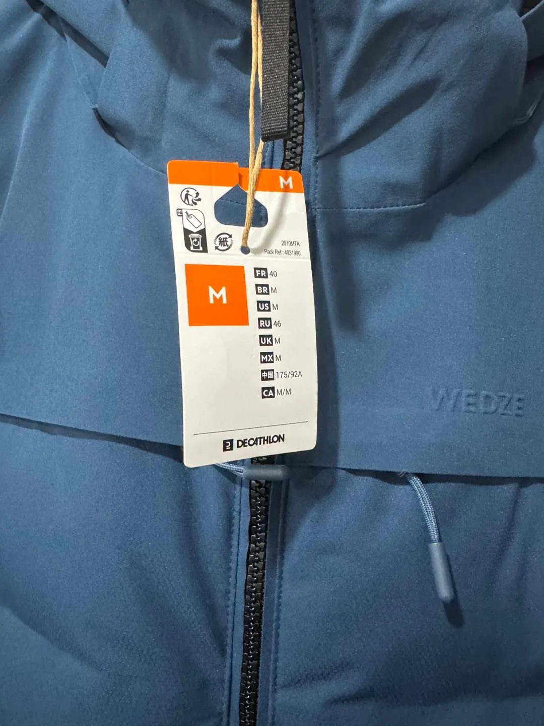 DECATHLON PISTE 900 HEAVY WINTER JACKET MEN NEW W/TAG image indicator(2)