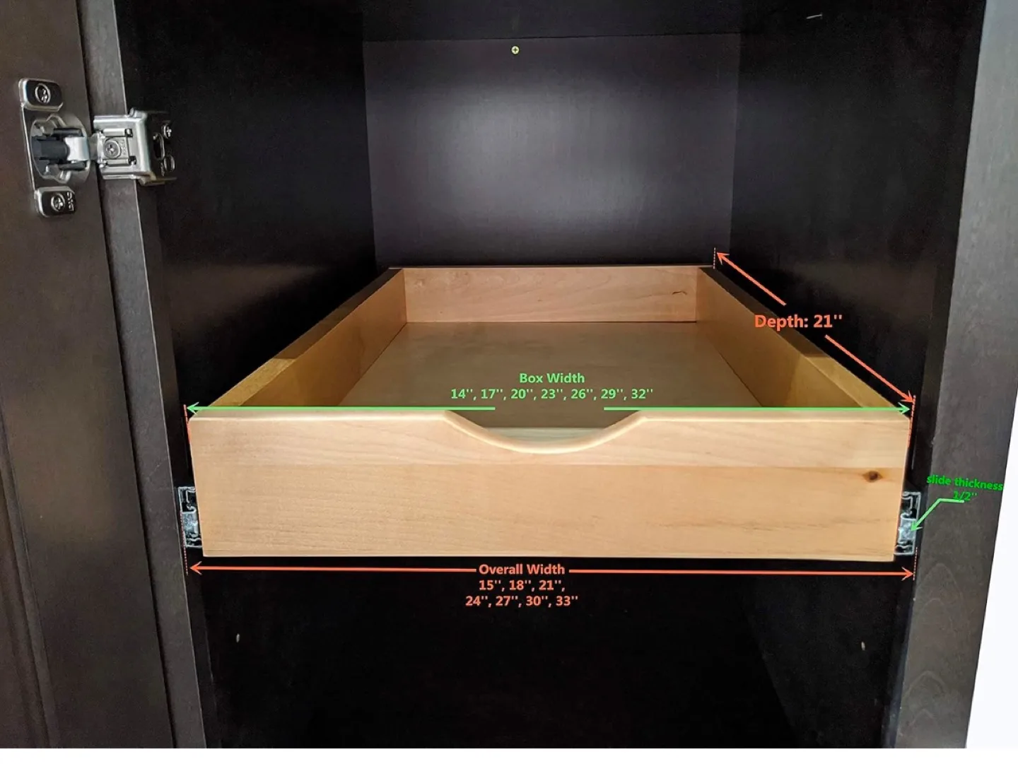 Rev-A-Shelf 23" Drawer Pullout image indicator(3)