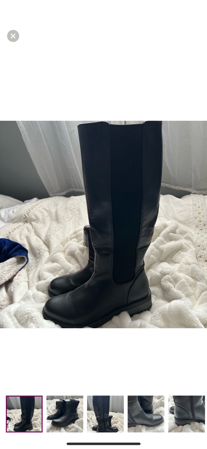 Black Knee-High Boots