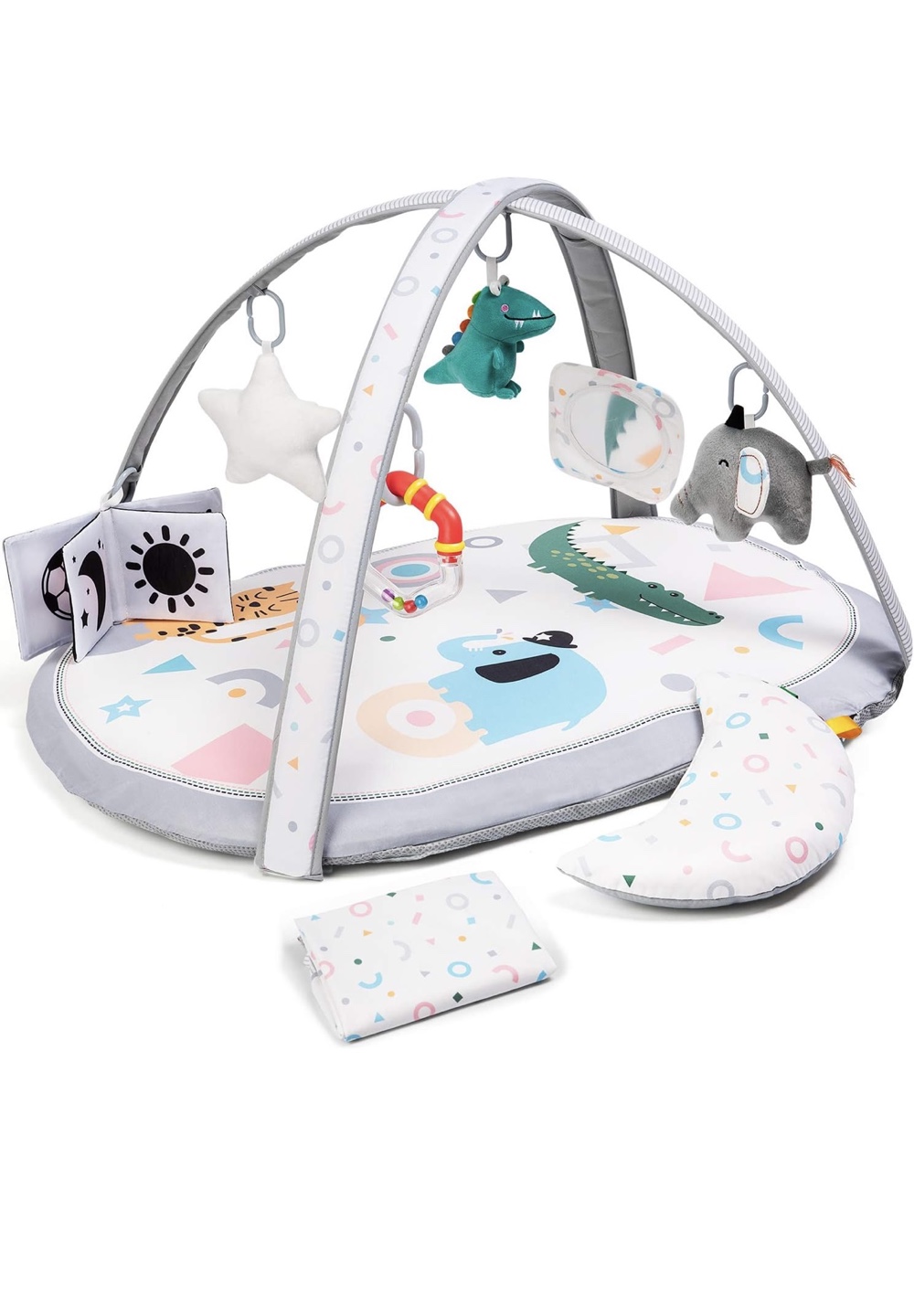 Baby Playmat Gym with Toys and 2 Removable Covers