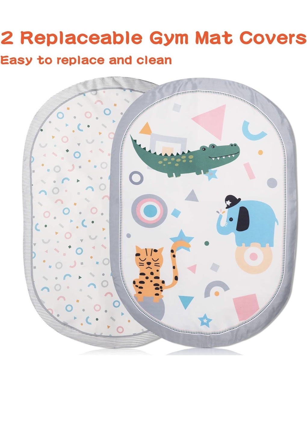 Baby Playmat Gym with Toys and 2 Removable Covers - photo 2