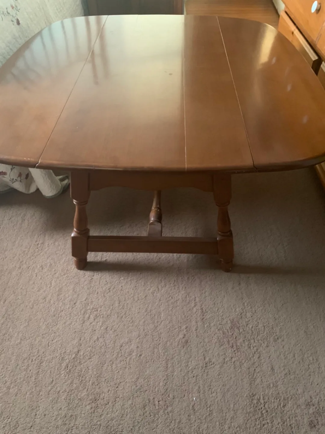 Mid-century Wooden Drop-Leaf Coffee Table image indicator(5)