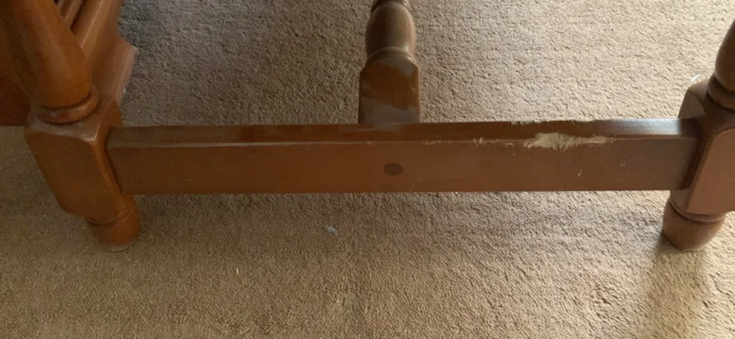 Mid-century Wooden Drop-Leaf Coffee Table image indicator(7)