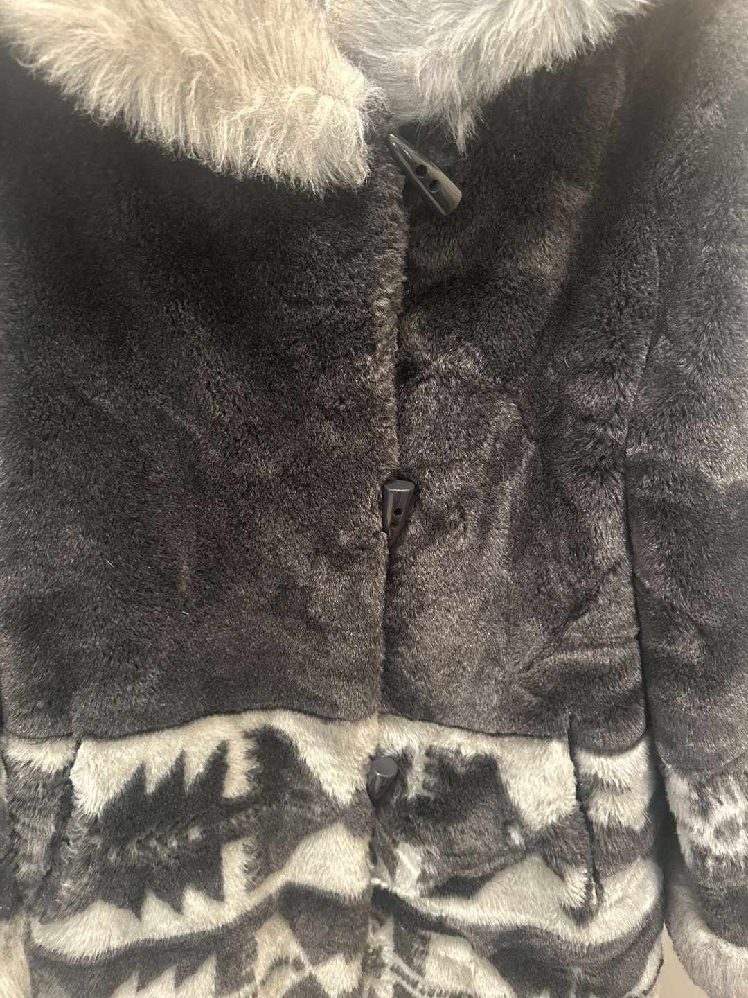 ALIA Faux Fur Hooded Jacket - Size Small - photo 2