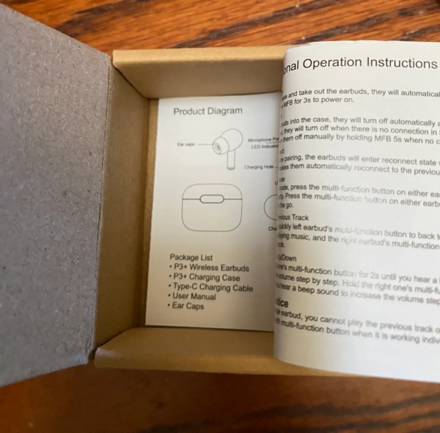 Wireless Earbuds Bluetooth Headphones Touch Control image indicator(5)