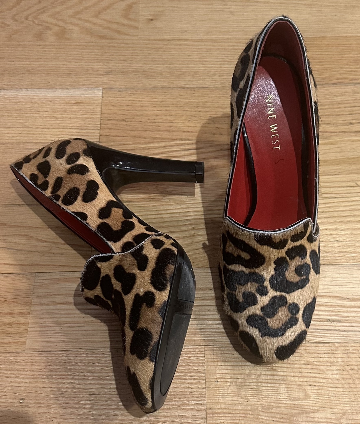 Nine West Leopard Print Heels