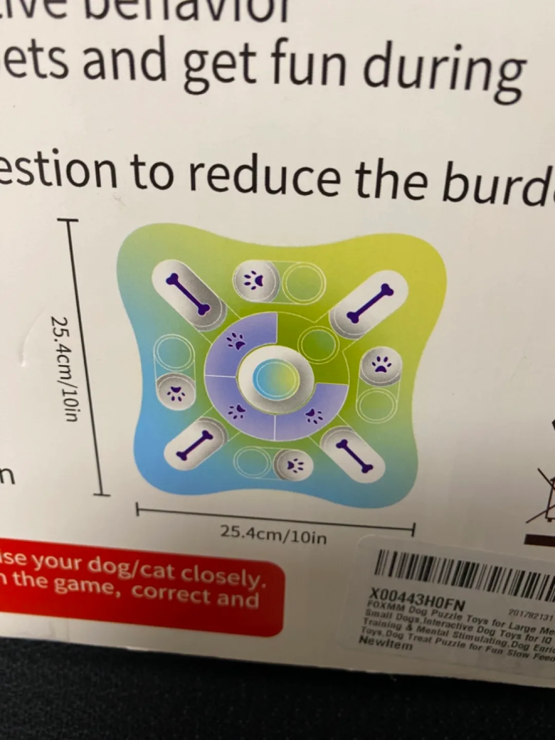 Dog Puzzle Toy - Interactive Treat Dispenser for Dogs and Cats image indicator(6)