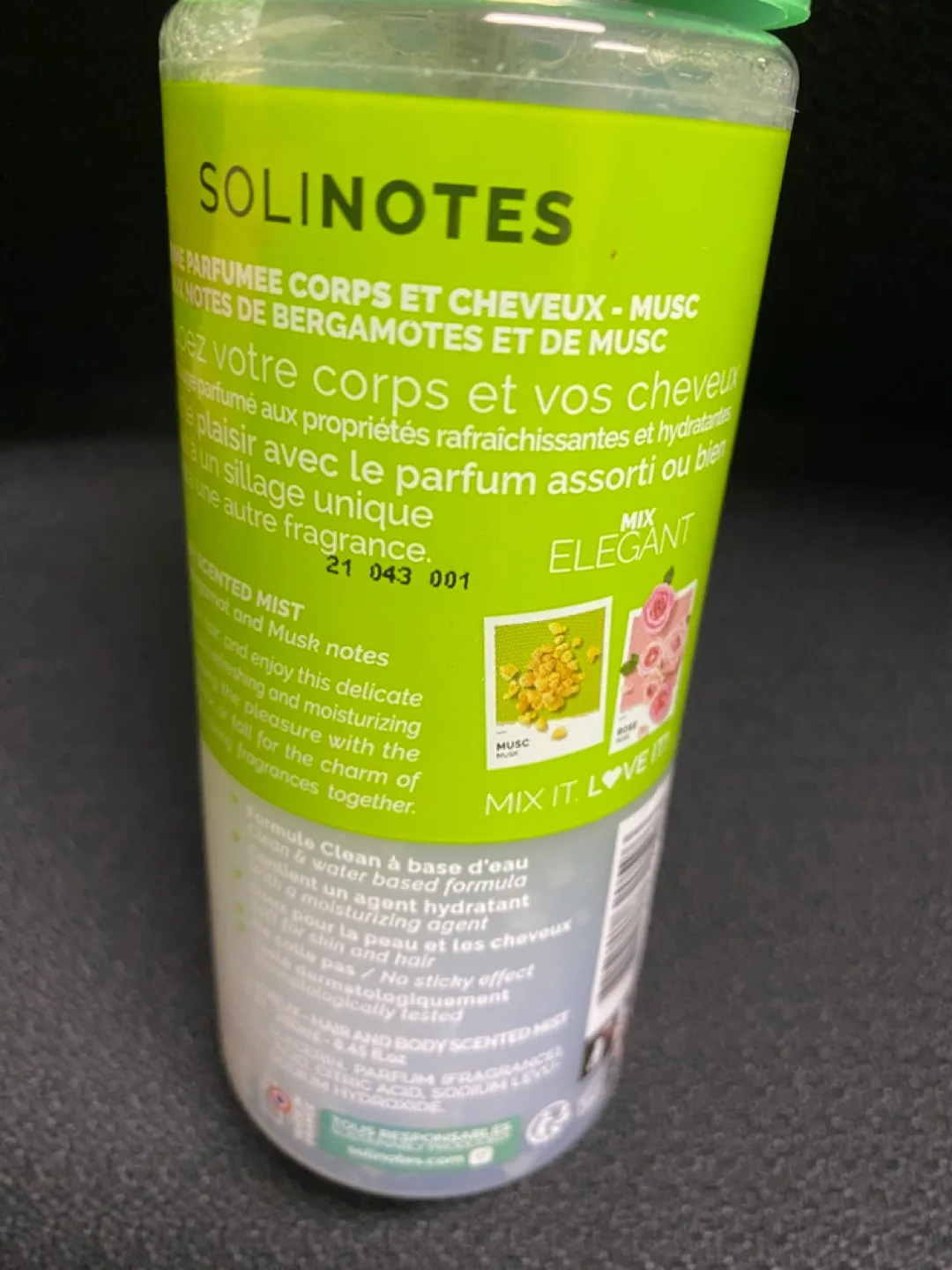 Solinotes Musc Hair and Body Mist - 250ml image indicator(8)