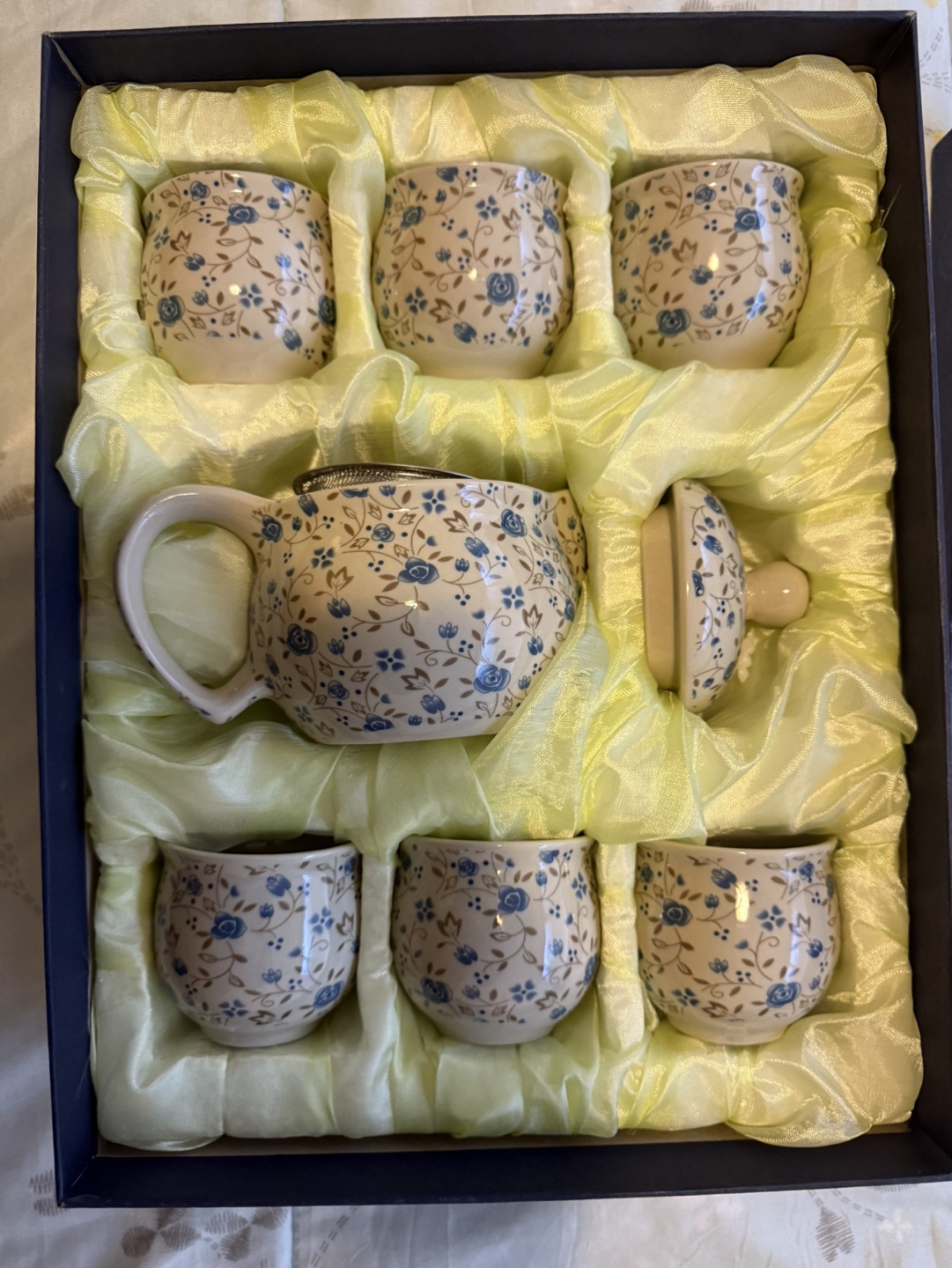 Floral Teapot and Teacup Set - photo 3