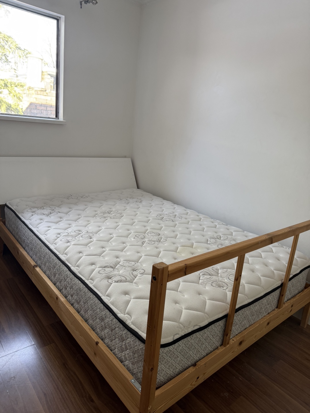 Double Bed Frame with Mattress