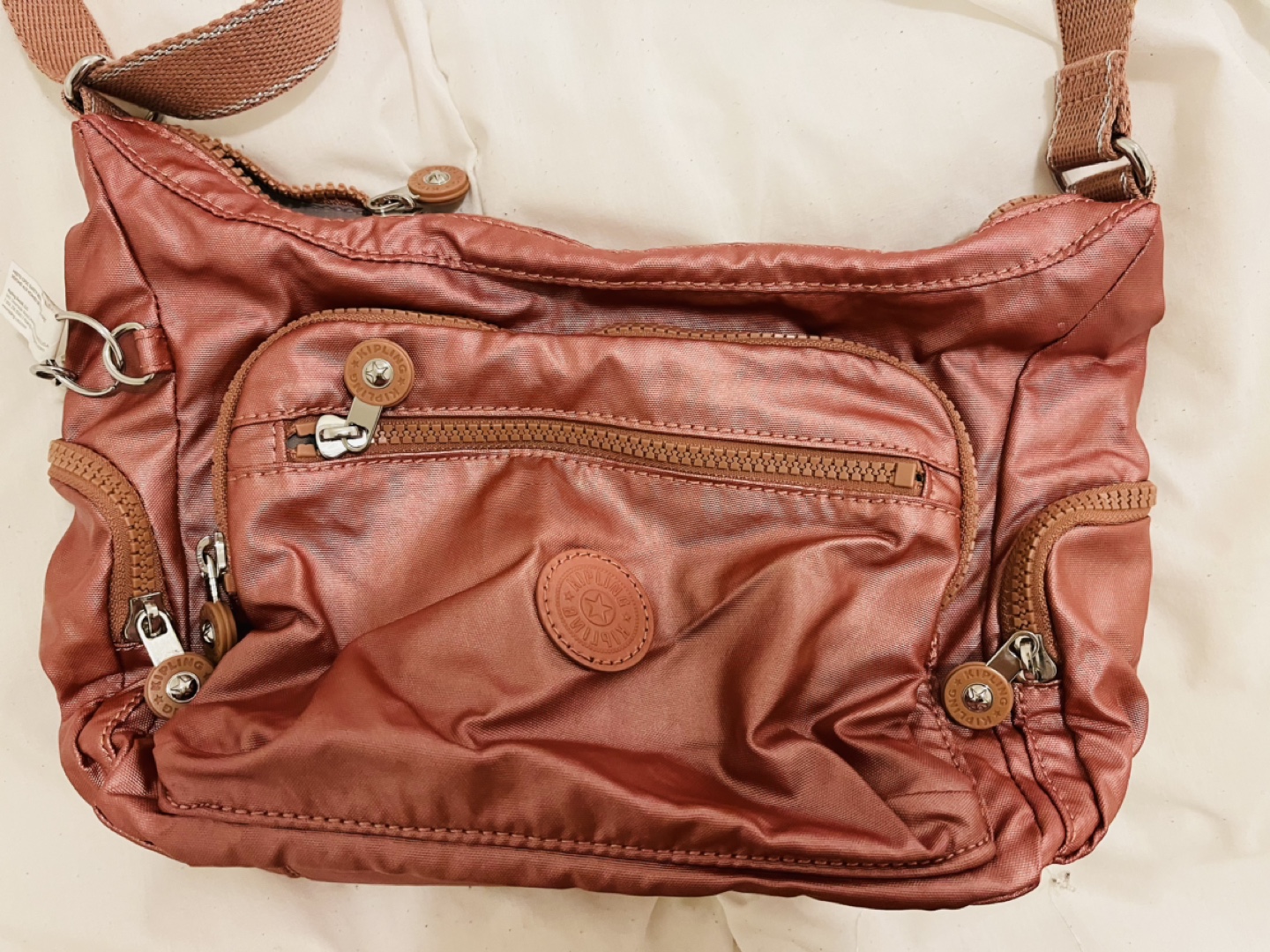 Kipling Metallic Rose Crossbody Bag - photo 2
