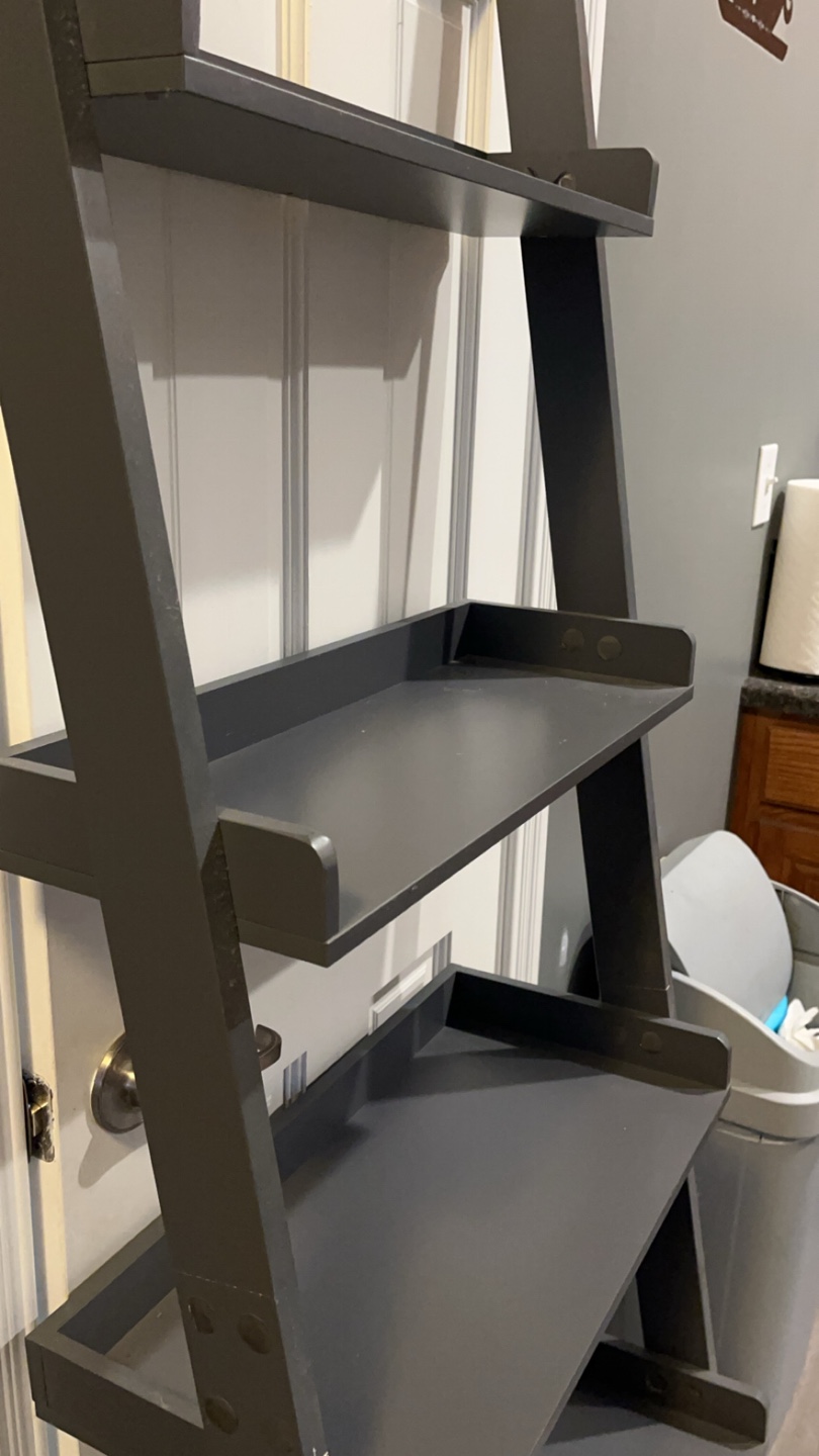 Gray Ladder Shelf - photo 2