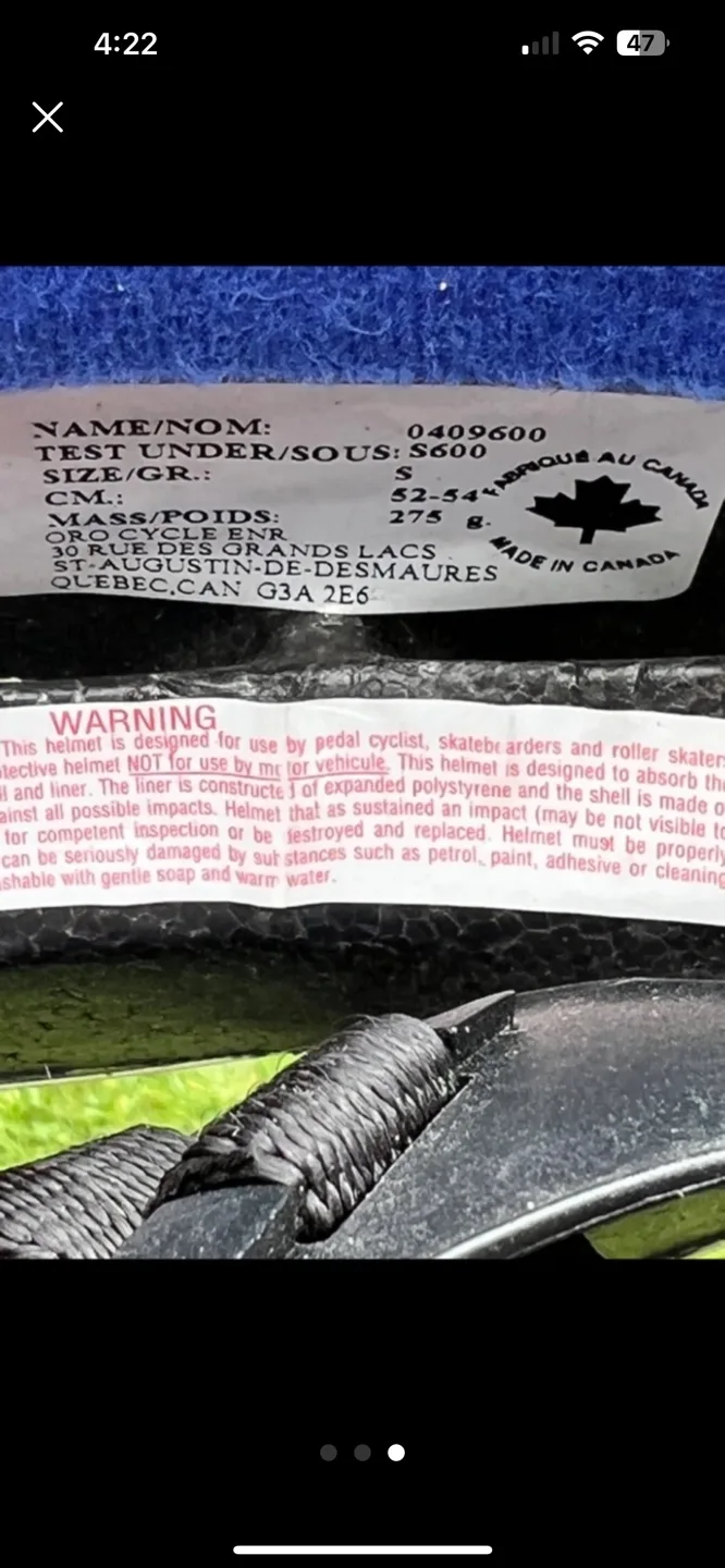 CCM Bicycle Helmet Size Small image indicator(3)