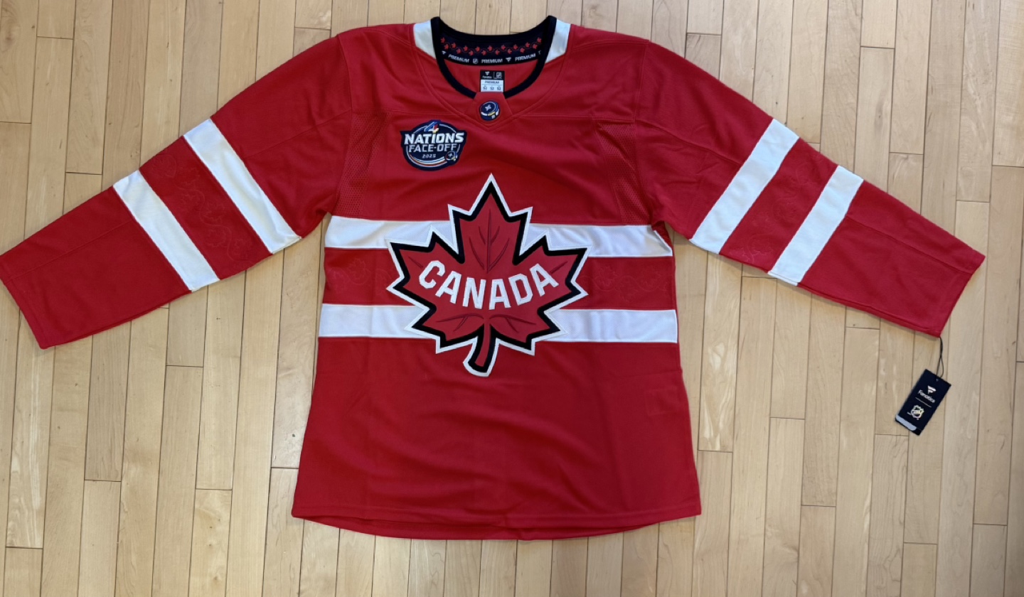 Team Canada 2025 4 Nations Face-Off Jersey