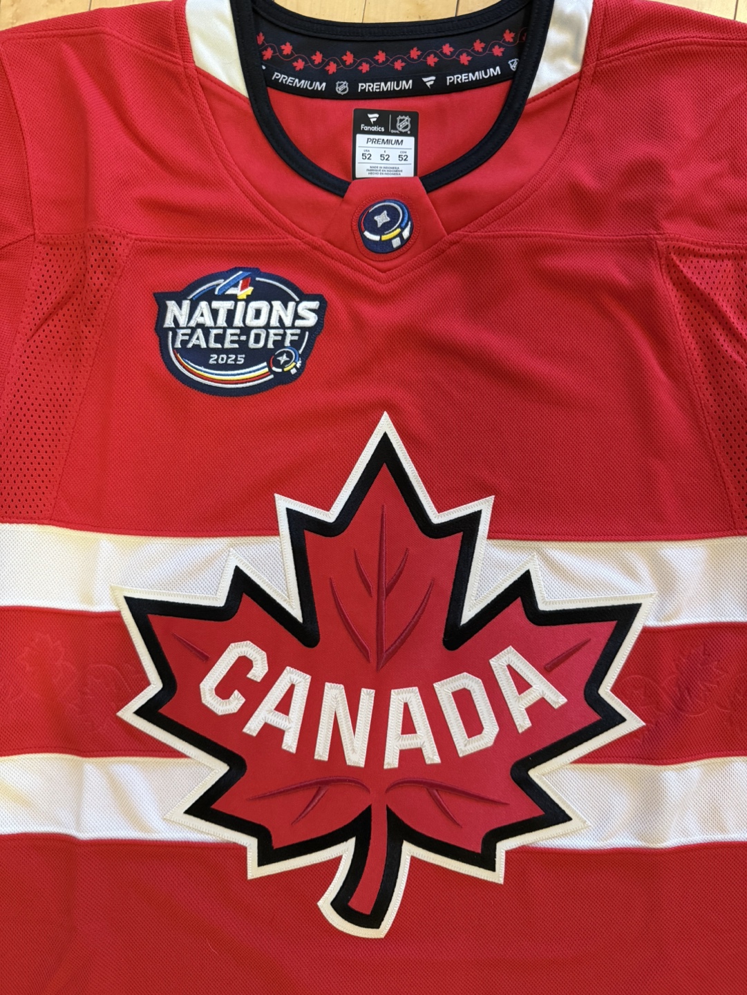 Team Canada 2025 4 Nations Face-Off Jersey - photo 3