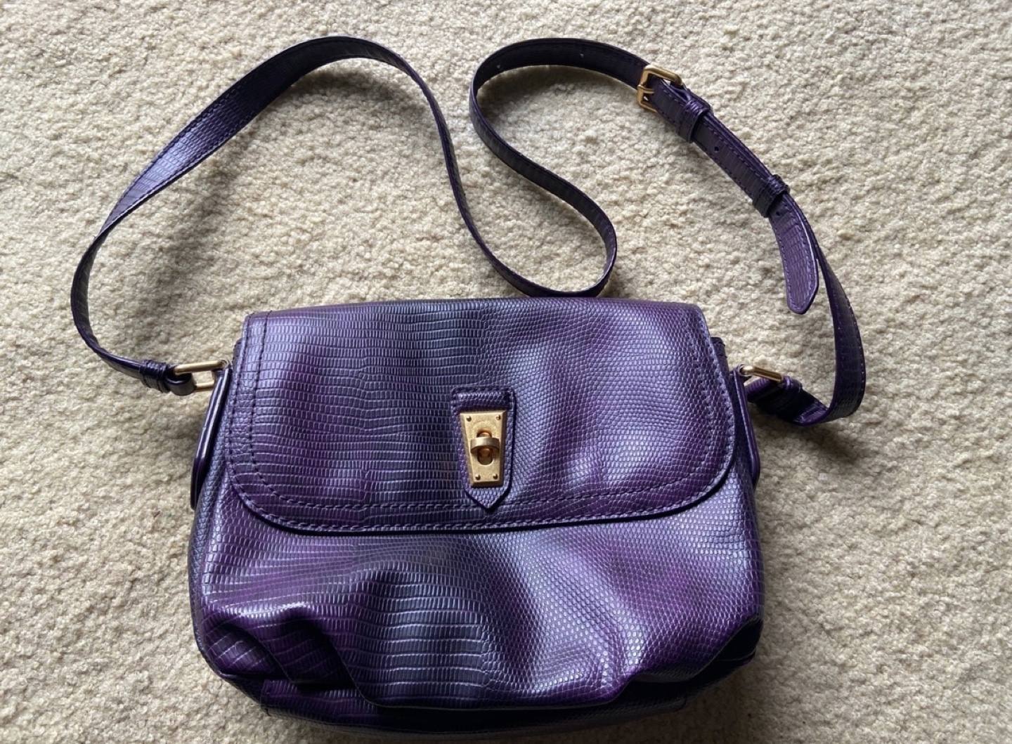 Marc by Marc Jacobs Purple  Crossbody Bag