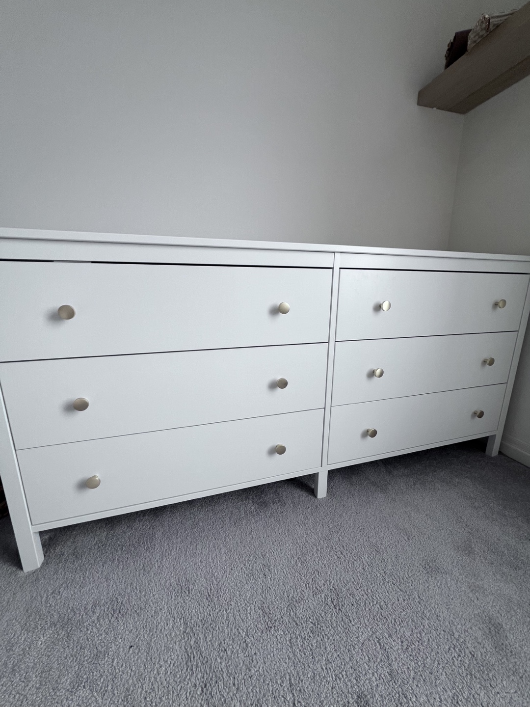 White Dressers with Gold handles - photo 3