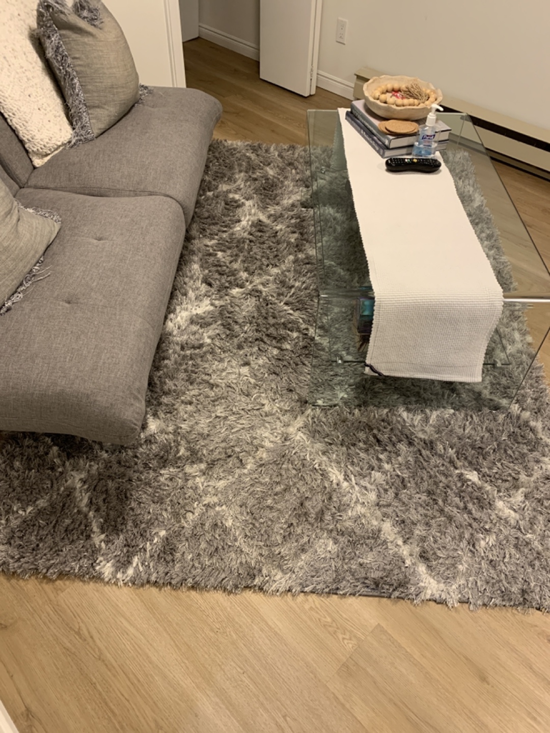 Grey Shag Rug