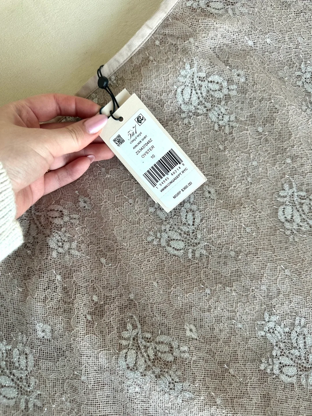 Cinch Sept Adelaide Skirt Size 10 Oyster image indicator(2)