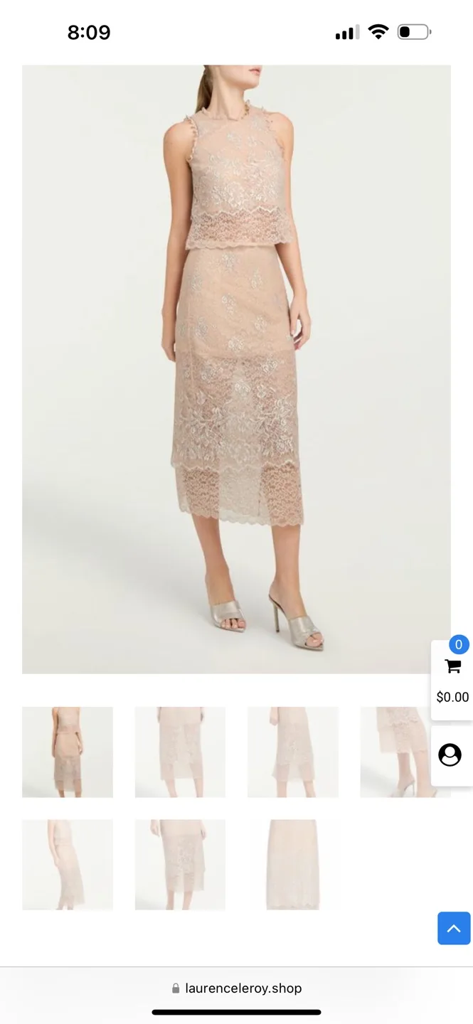 Cinch Sept Adelaide Skirt Size 10 Oyster image indicator(6)