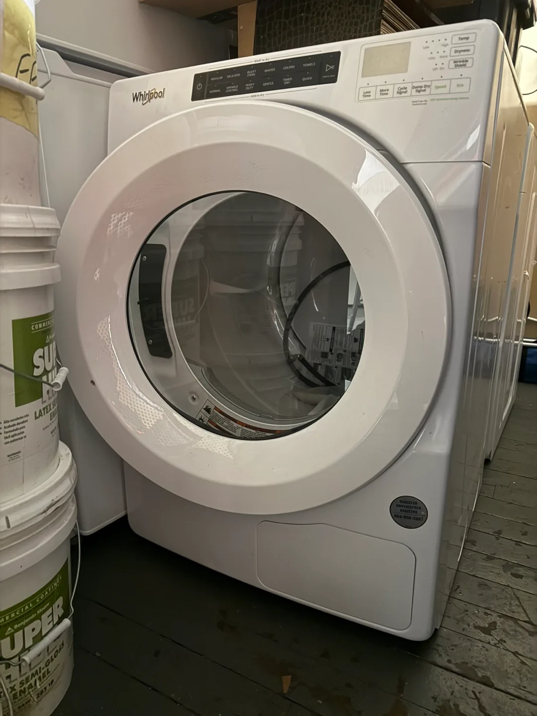 Whirlpool Electric Dryer and Washer- WH9560CW2 image indicator(3)