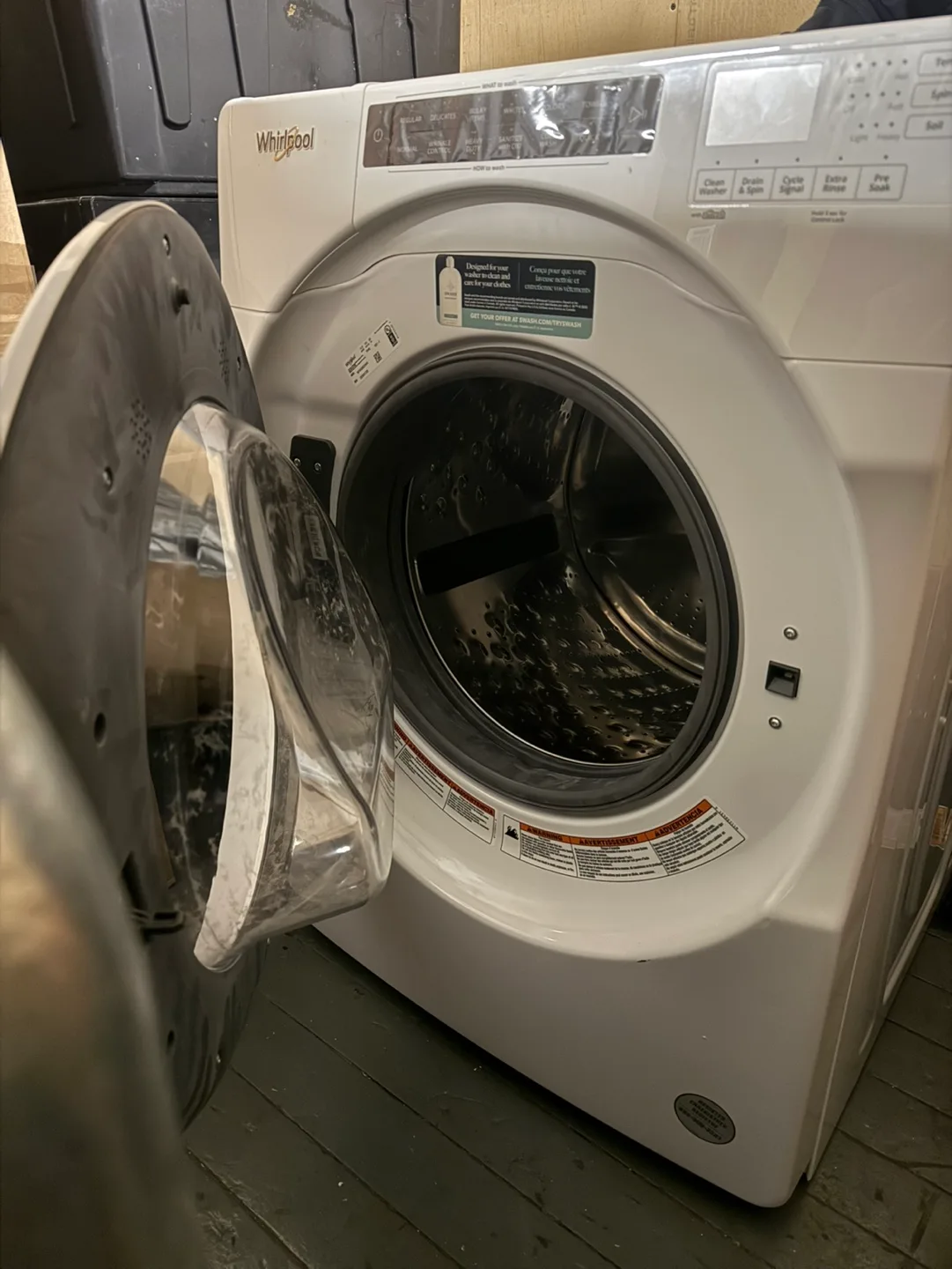 Whirlpool Electric Dryer and Washer- WH9560CW2 image indicator(7)