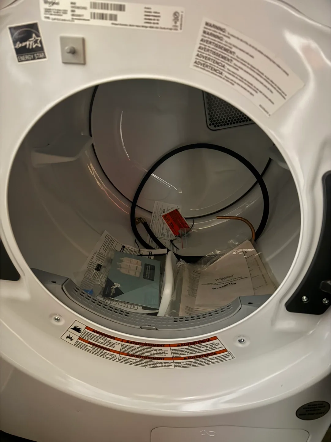 Whirlpool Electric Dryer and Washer- WH9560CW2 image indicator(9)