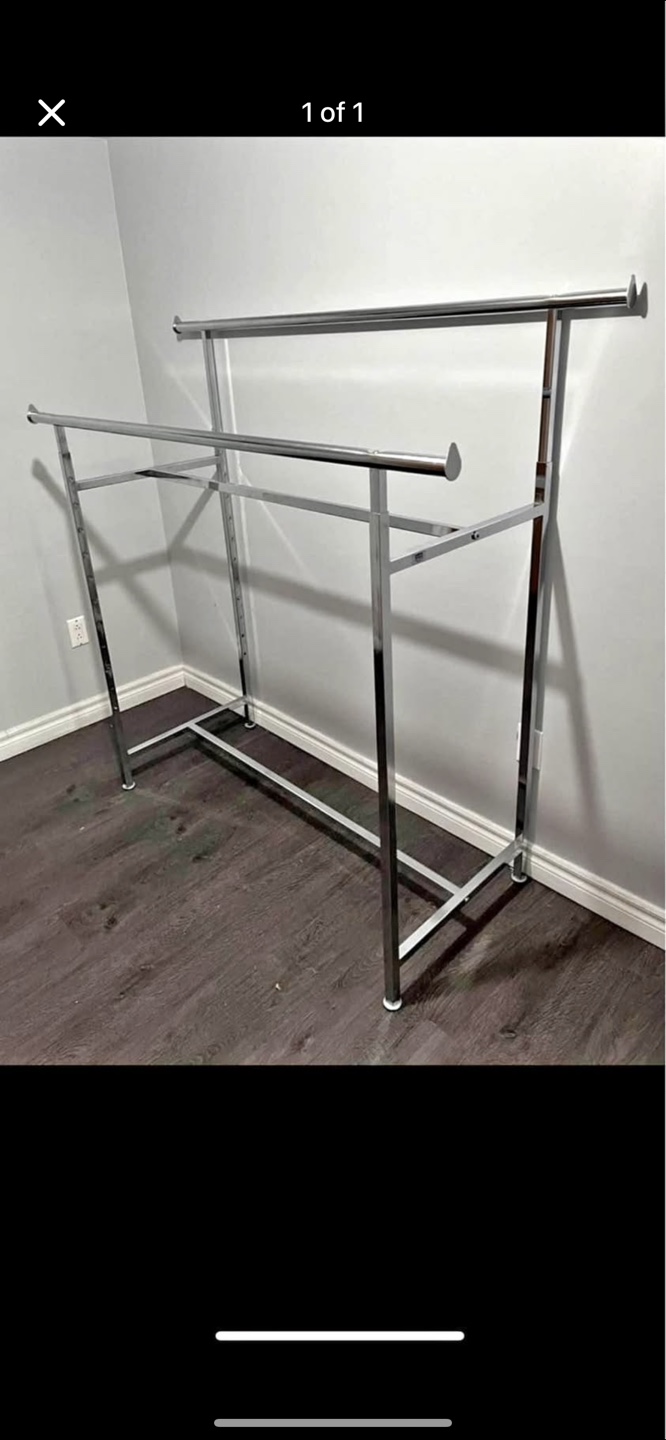 Double Clothing Rack