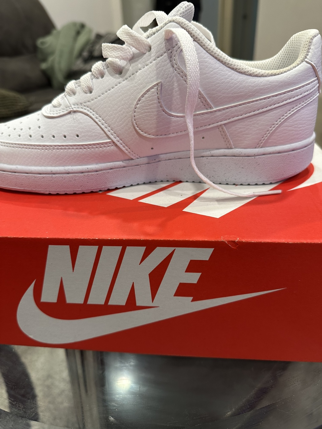 Nike Court Vision Low Top Sneakers - Women's Size 8 - photo 3