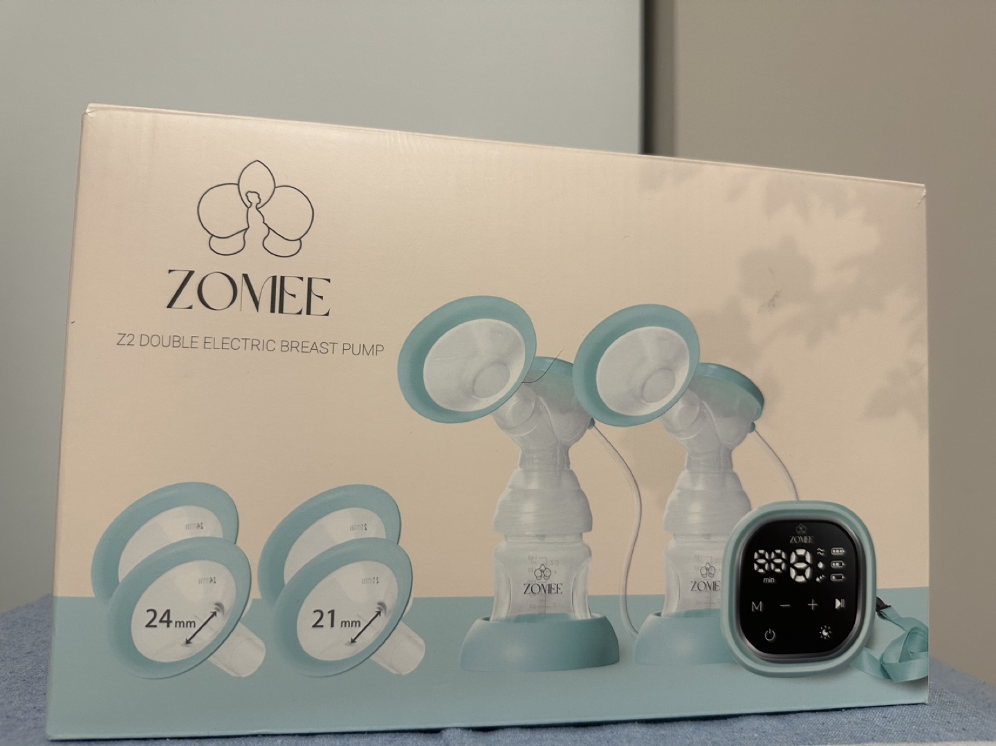 Zomee Z2 Double Electric Breast Pump boxed condition
