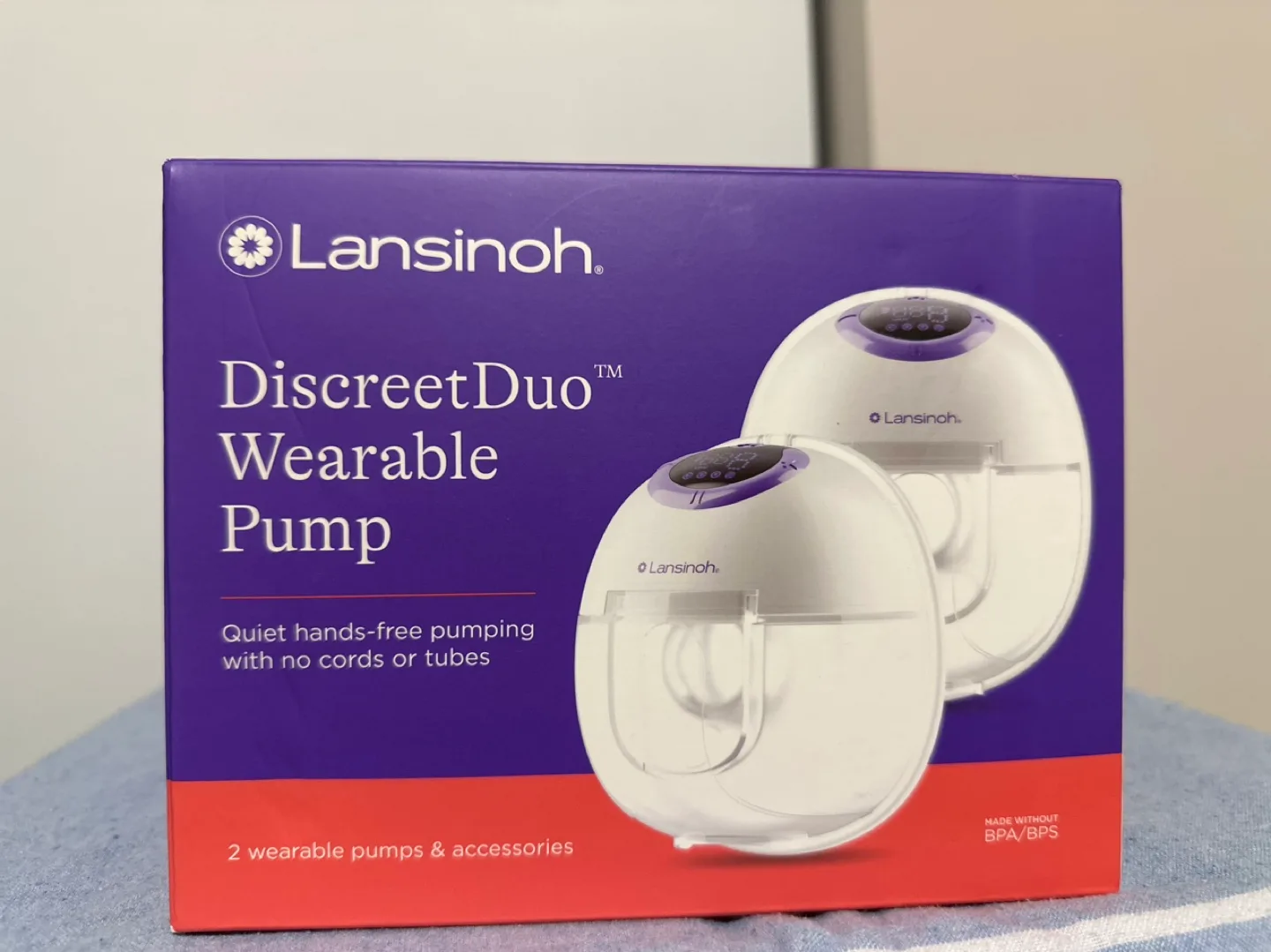 Lansinoh Discreet Duo Wearable Pump - New in Box thumbnail