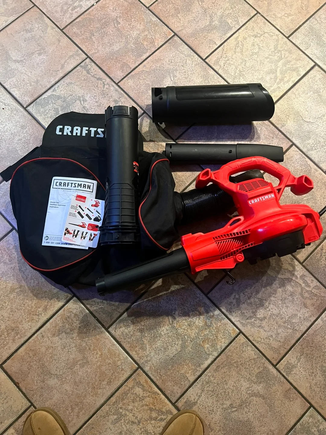 Craftsman Corded Leaf Blower with Attachments image indicator(5)