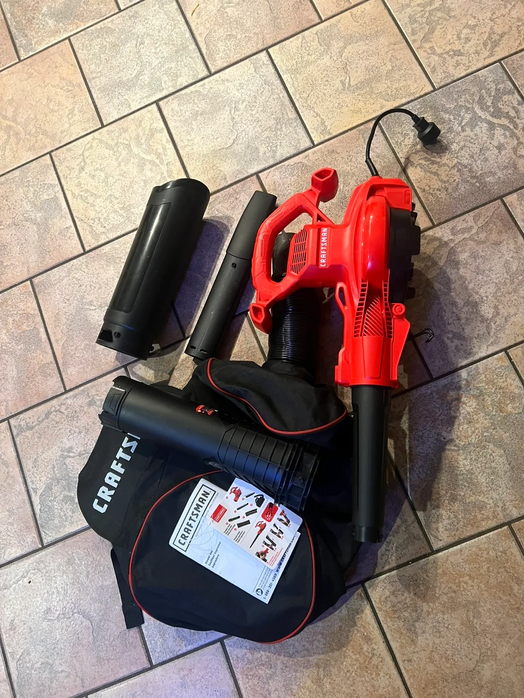 Craftsman Corded Leaf Blower with Attachments image indicator(4)