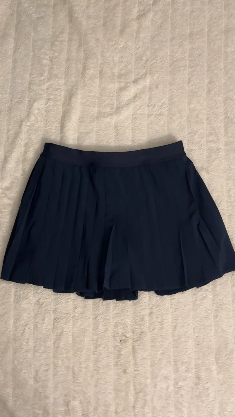 Lululemon Navy Pleated Tennis Skirt image indicator(3)
