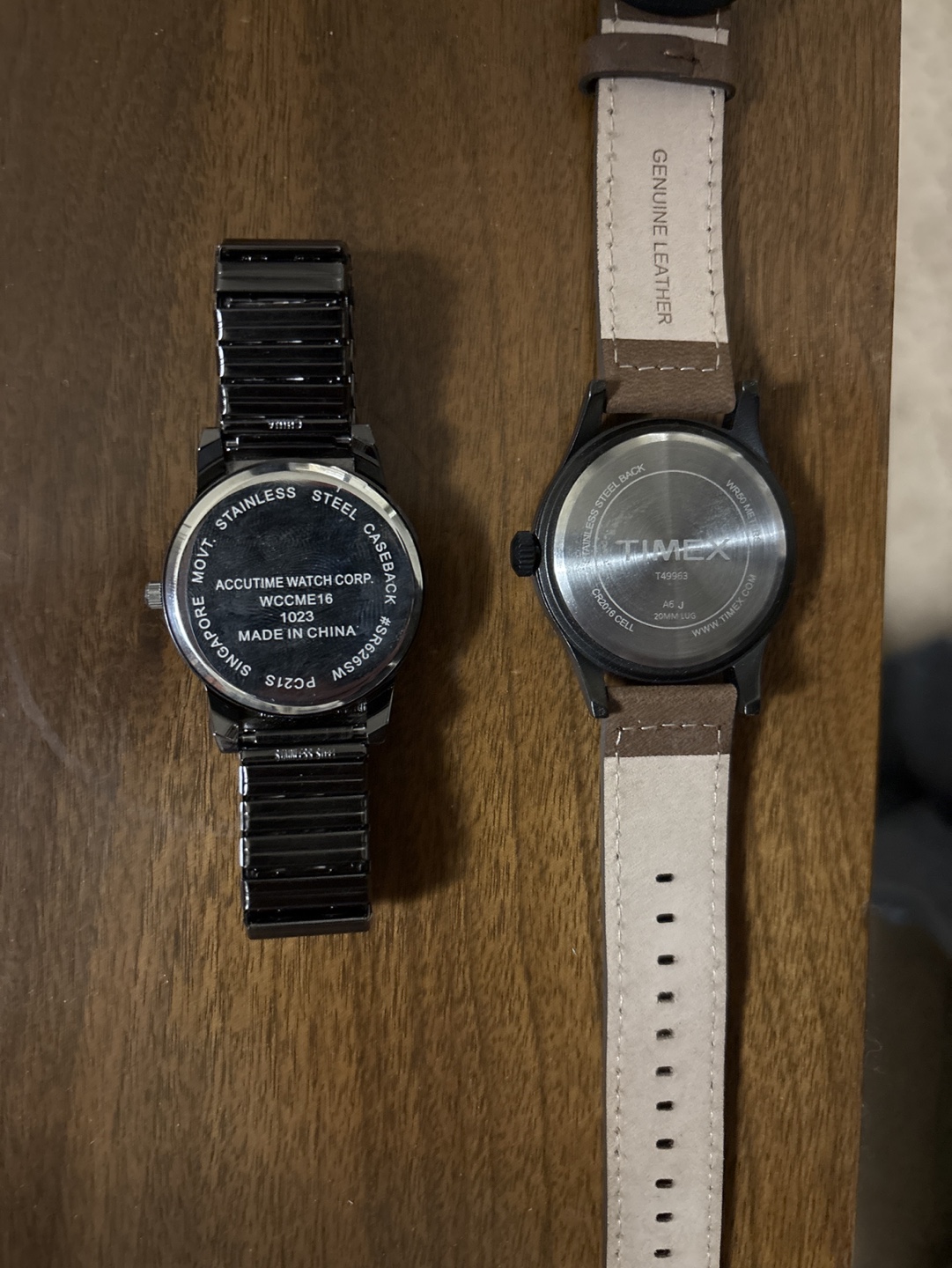 Two Men's Watches - Accutine & Timex - photo 2