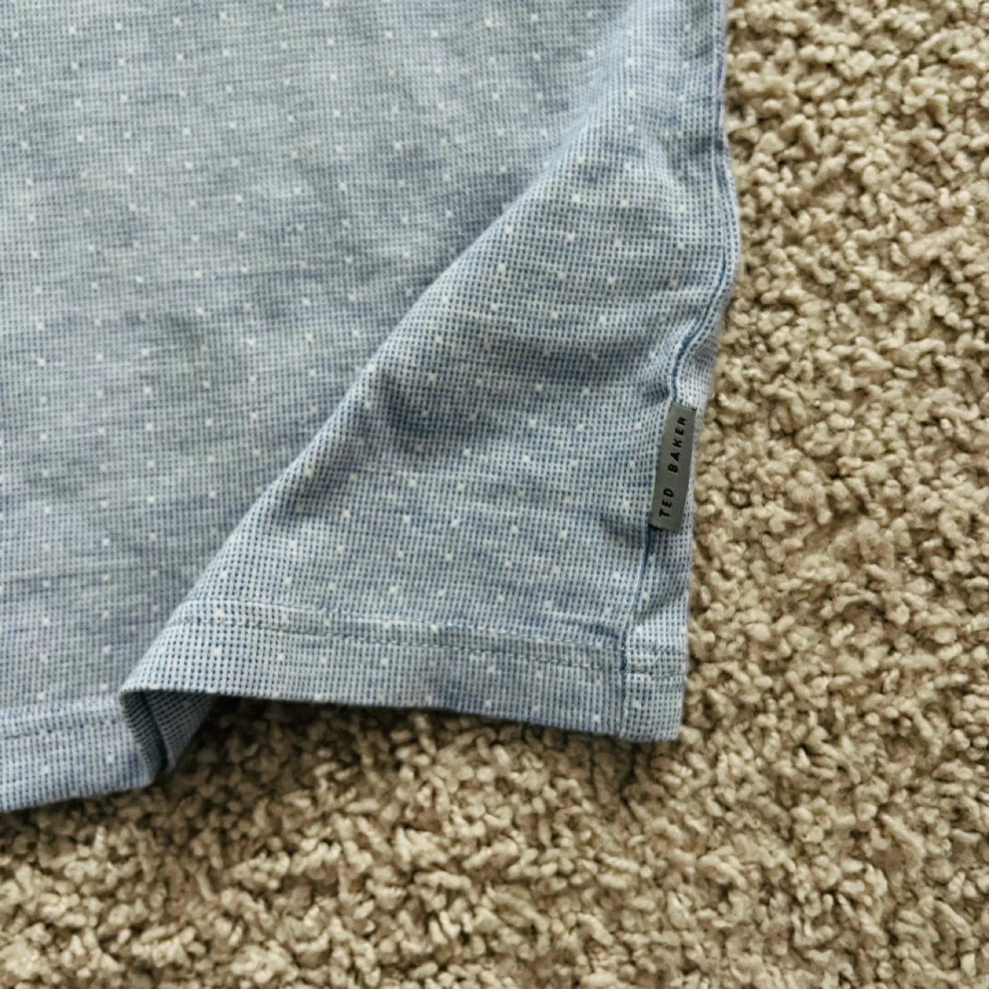 Ted Baker London Men's Size 3 Grey Polo Shirt image indicator(2)