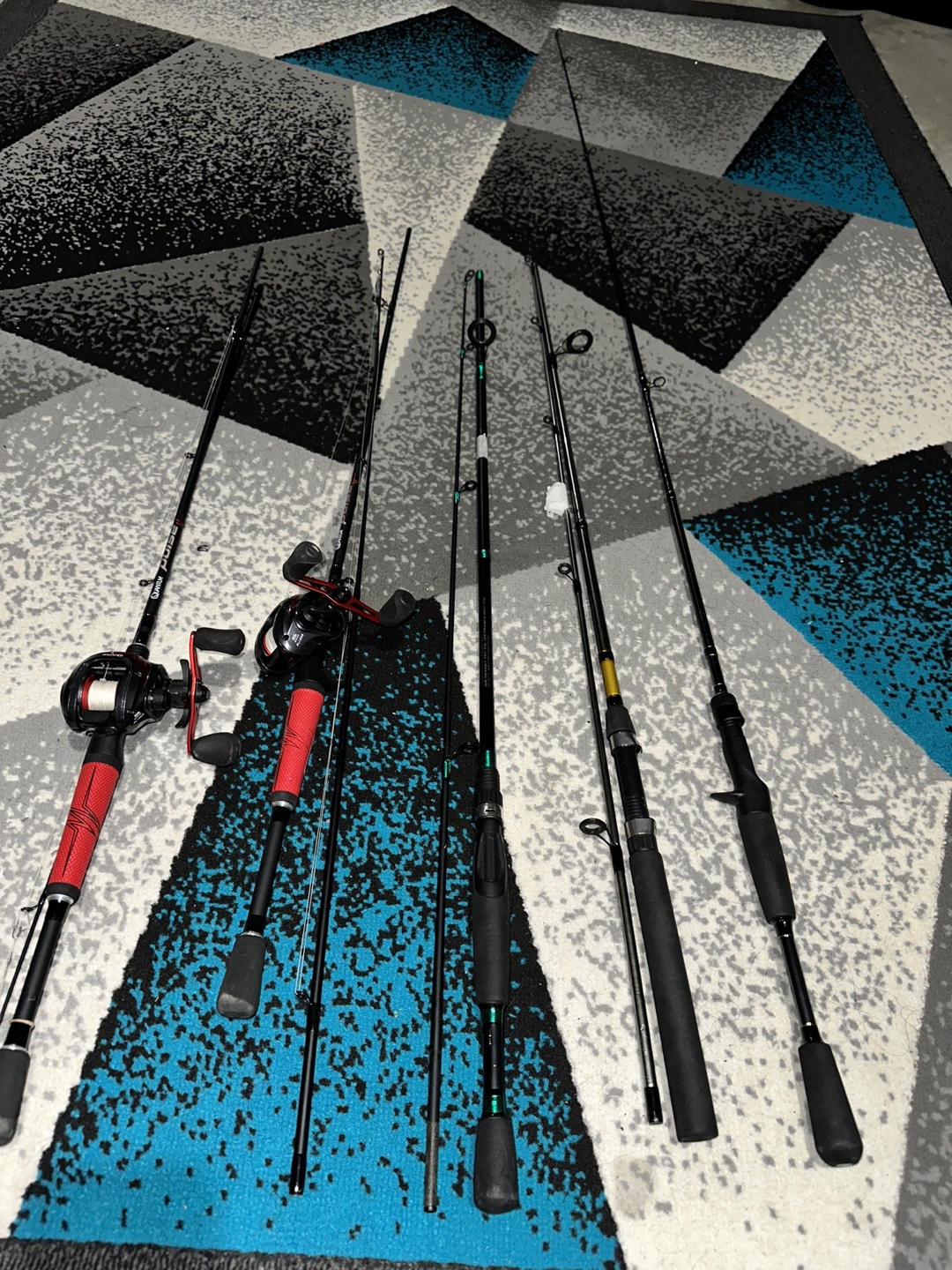 Fishing Rod and Reel Combo Set with Tackle Box