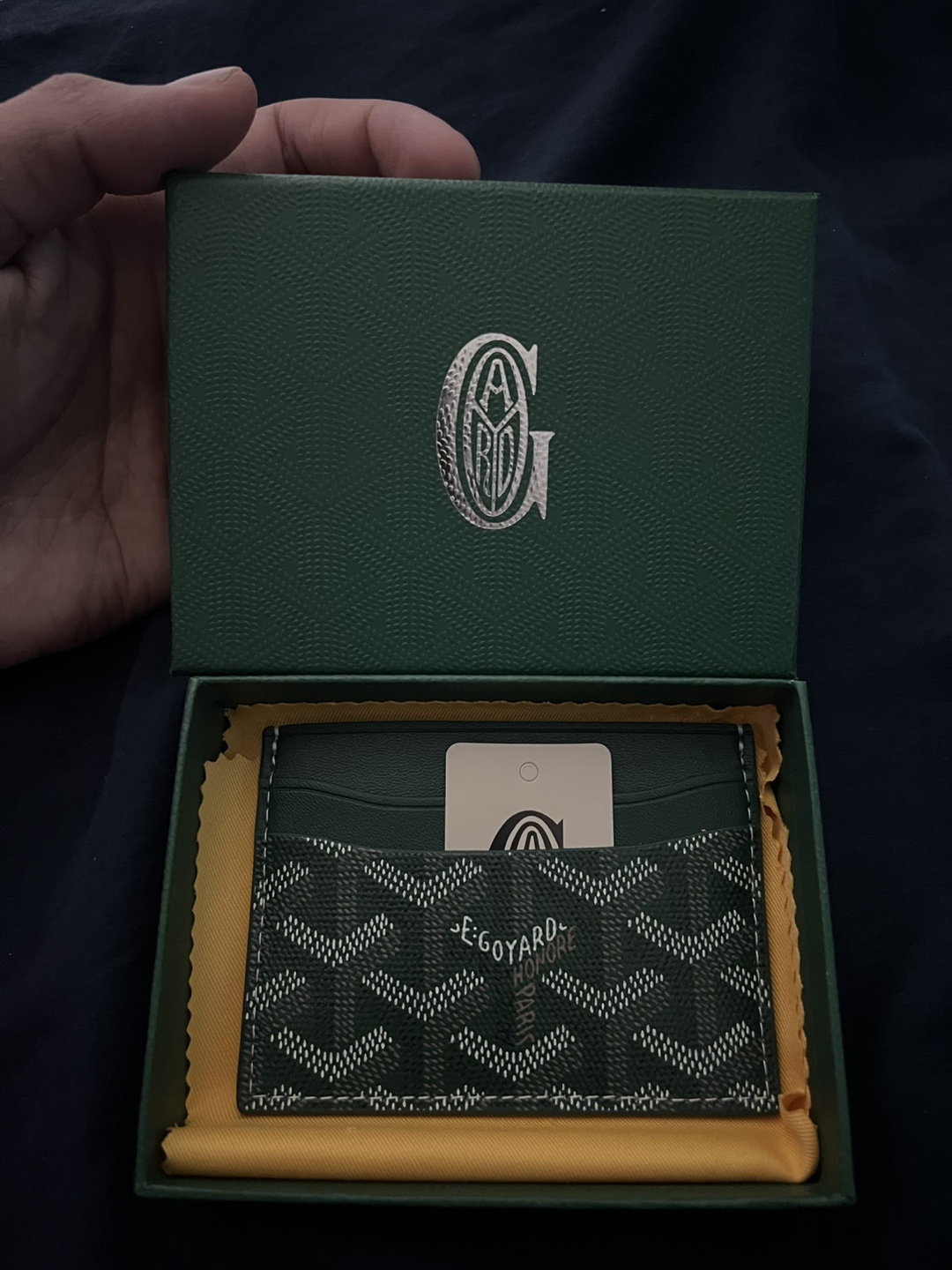 GOYARD Card Holder - Green - photo 3
