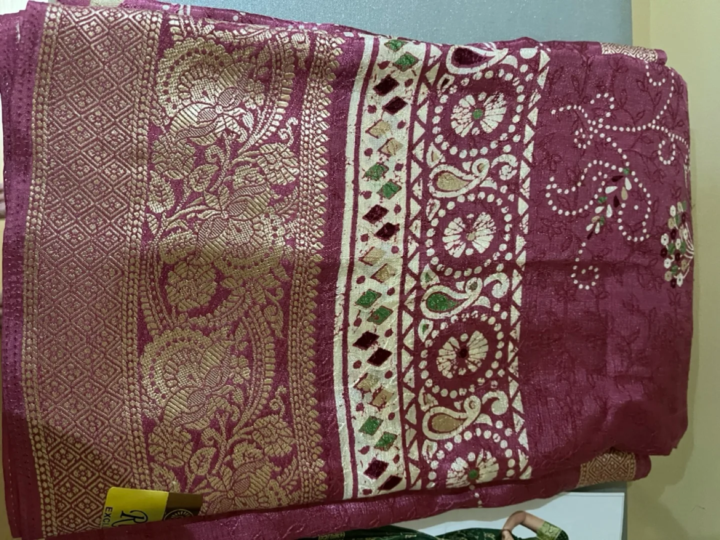 Beautifully embroidered sarees, multiple colors image indicator(2)