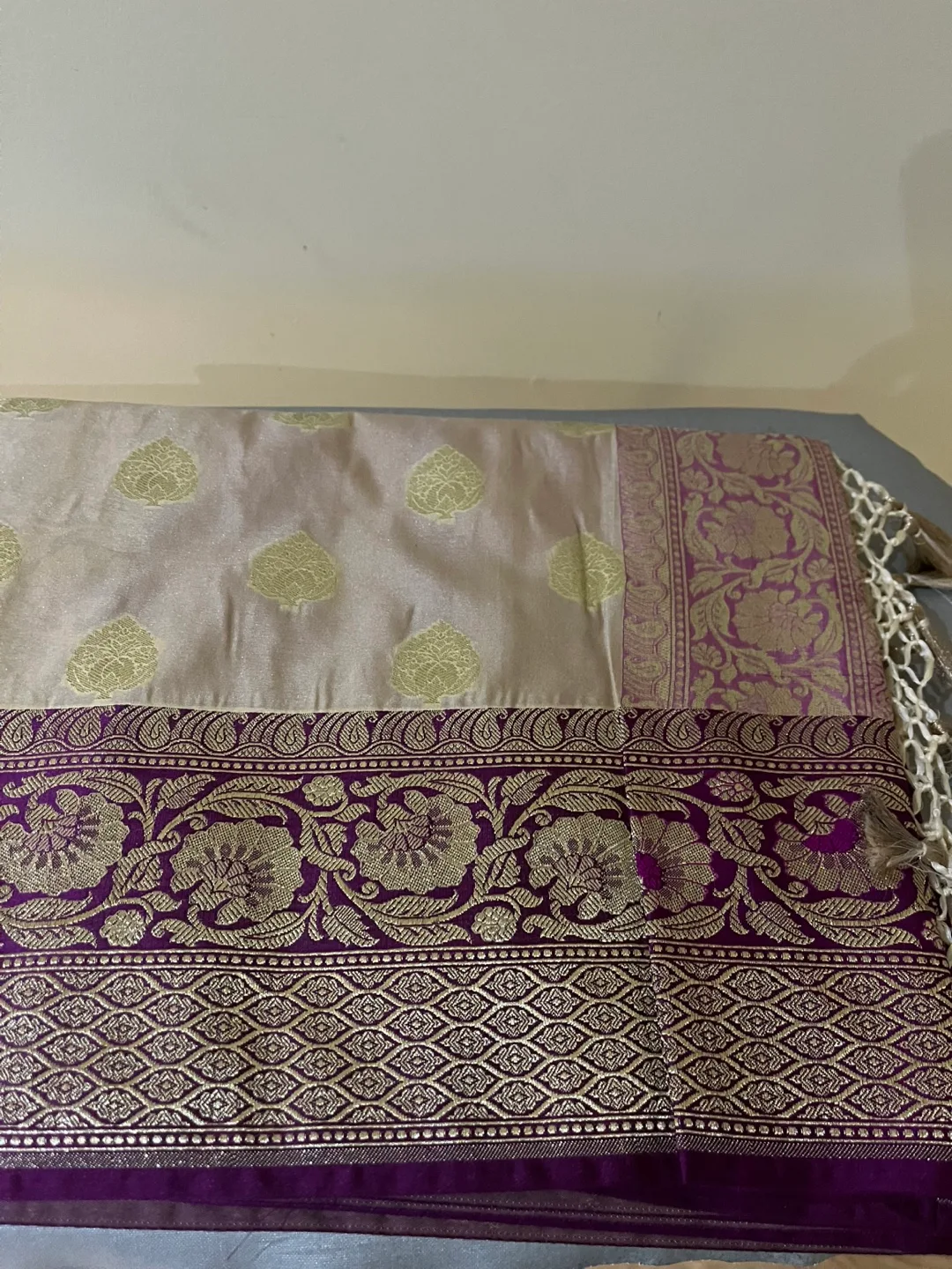 Beautifully embroidered sarees, multiple colors image indicator(5)